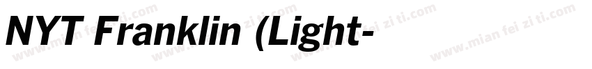 NYT Franklin (Light字体转换